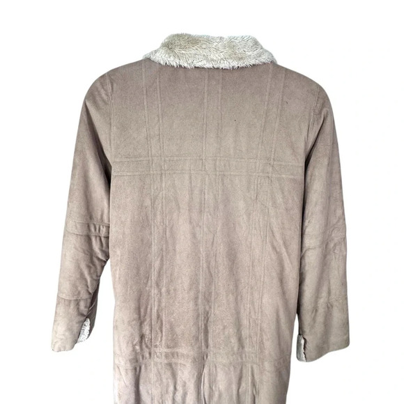 Big Chill Women’s Size M Ivory Faux Suede Shearling - Picture 4 of 9